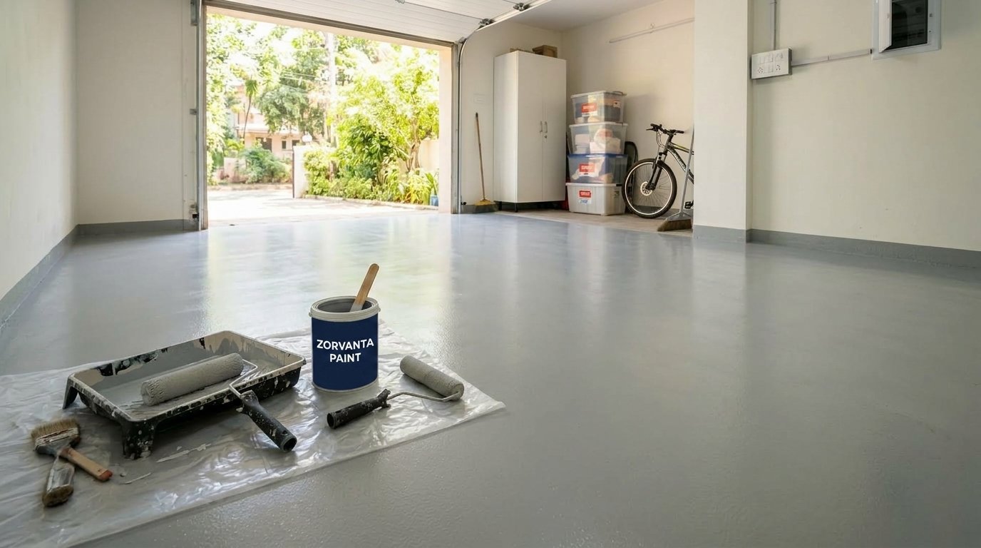 Painting & Protecting Concrete Floors: The Complete Guide for Garages, Basements & Utility Areas in Indian Homes
