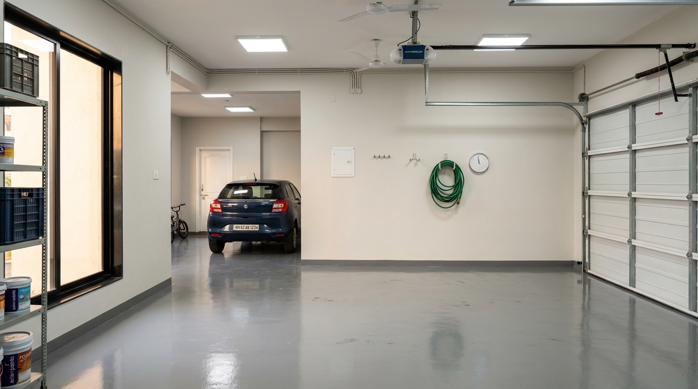 Garage & Parking Area Wall Painting Guide: Durable, Oil-Stain Resistant Coatings for Indian Homes