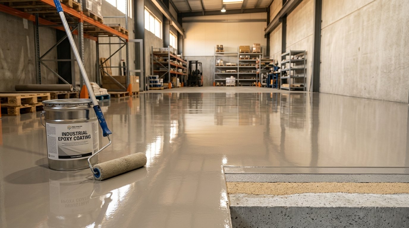 Industrial Floor Coatings: How to Choose the Right Epoxy &amp; Anti-Slip Finish for Warehouses, Factories &amp; Garages
