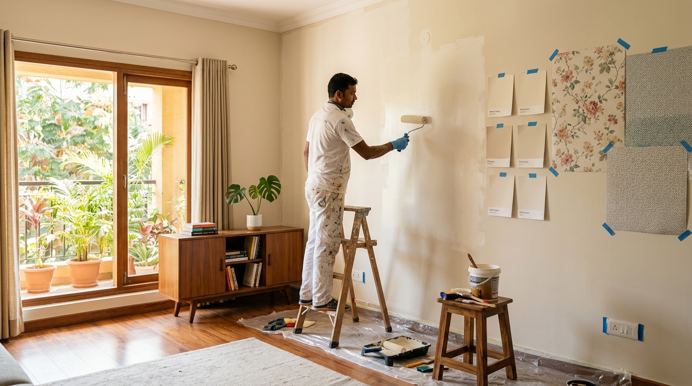 Rental Apartment Painting Guide: Smart Wall Upgrades for Indian Tenants Without Losing Your Deposit